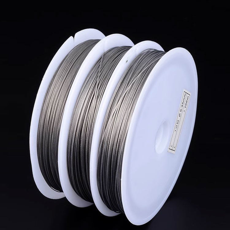 3 Rolls Stainless Steel Tiger Tail Beading Wire